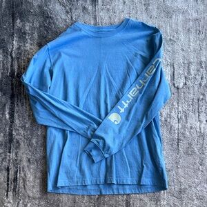 Carhartt Men's Long Sleeve Tee in Sky Blue